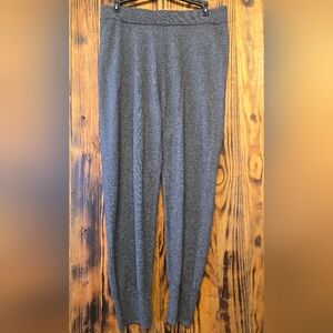 Johnny Was Calme Cashmere Charcoal Knit Jogger Pants Women's Medium